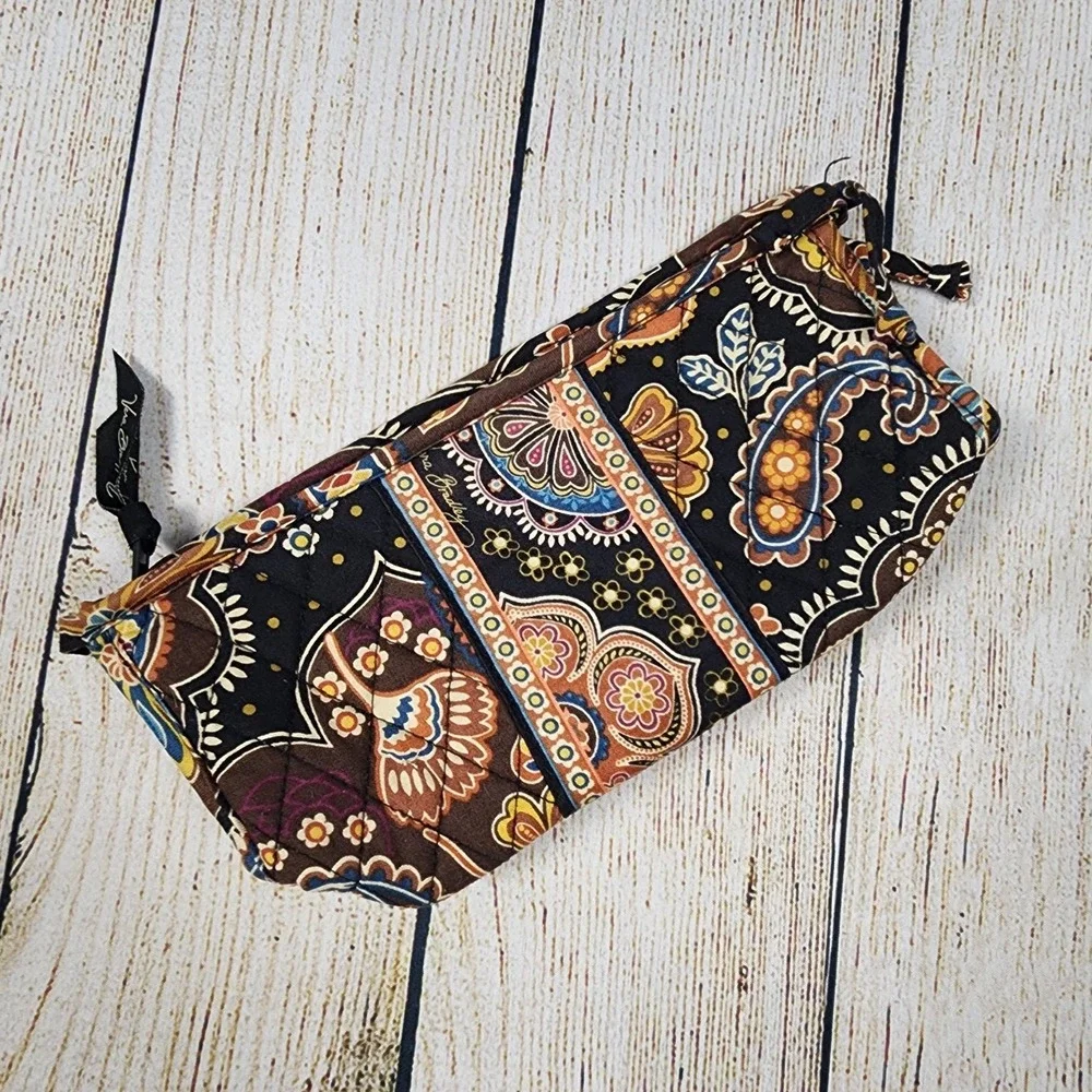 Vera Bradley Kensington Print Tote Bag Purse &‎ Small Bag Retired Brown Paisley
